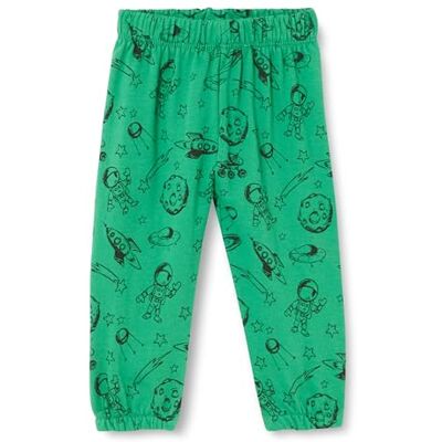 4WMB40054TK Koton Babyboy spodnie dresowe z nadrukiem kosmicznym, elastyczny stan, szczotkowane wnętrze, Wzór khaki (39A), 9-12 Miesi?cy 4WMB40054TK Koton Babyboy spodnie dresowe z nadrukiem kosmicznym, elastyczny stan, szczotkowane wnętrze, Wzór khaki (39A), 9-12 Miesi?cy