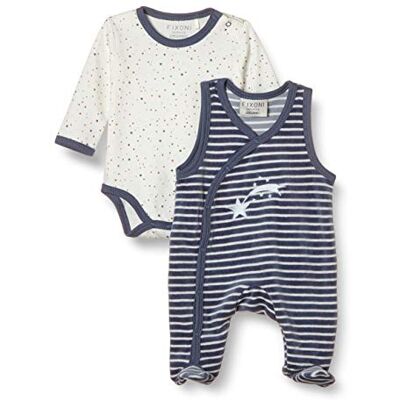 422000 Fixoni Unisex Baby Body Long Sleve With Romper zestaw śpioszków 422000 Fixoni Unisex Baby Body Long Sleve With Romper zestaw śpioszków