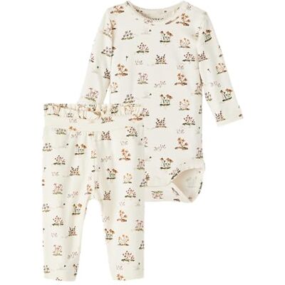 13220412 NAME IT NBFDANNA LS Body Set, Buttercream, 56 cm 13220412 NAME IT NBFDANNA LS Body Set, Buttercream, 56 cm