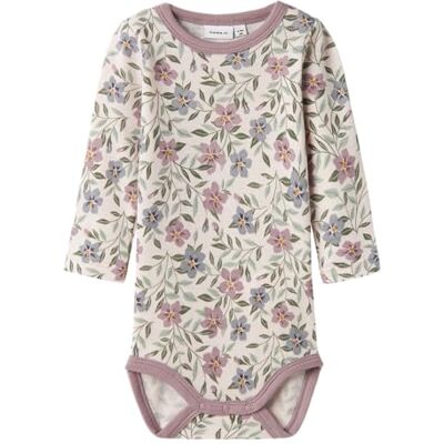 13228407 NAME IT Nbfwillow Wool Ls Body Body z długim rękawem, Rosa, 56 cm 13228407 NAME IT Nbfwillow Wool Ls Body Body z długim rękawem, Rosa, 56 cm