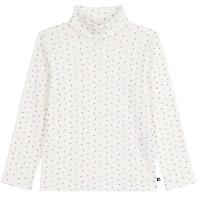 A0EBY Petit Bateau Bawełniany sweter dziecięcy z nadrukiem, piankowy/wielokolorowy, 12 lat A0EBY Petit Bateau Bawełniany sweter dziecięcy z nadrukiem, piankowy/wielokolorowy, 12 lat