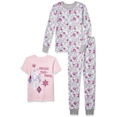 GSZ90015/GSZ90014/GSZ90016-1-24nth16 Amazon Essentials Disney Marvel Gwiezdne Wojny zestaw piżam dla dziewczynek (wcześniej cętkowana zebra), Frozen 2/płatek śniegu, 24 miesiące GSZ90015/GSZ90014/GSZ90016-1-24nth16 Amazon Essentials Disney Marvel Gwiezdne Wojny zestaw piżam dla dziewczynek (wcześniej cętkowana zebra), Frozen 2/płatek śniegu, 24 miesiące