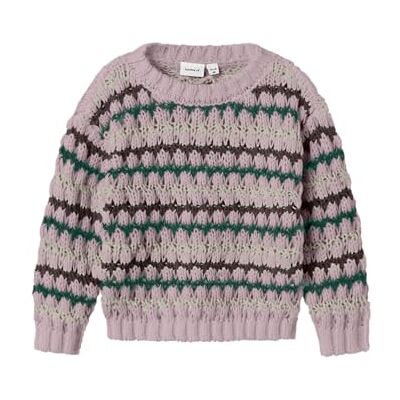 13245590-4801795 NAME IT Dziewczęca Nmflene Ls Knit, Lilac Burnished, 116 13245590-4801795 NAME IT Dziewczęca Nmflene Ls Knit, Lilac Burnished, 116