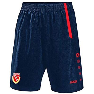 CO4419A JAKO Unisex dziecięce Fc Energy Cottbus Short Away, (sezon 19/20) niebieski Navy/Flame 164 CO4419A JAKO Unisex dziecięce Fc Energy Cottbus Short Away, (sezon 19/20) niebieski Navy/Flame 164