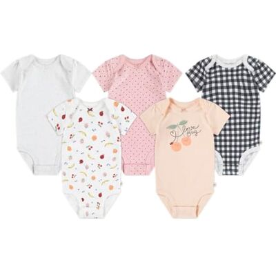 0Z2311-J20-HQ Huggies Little Hugs Zestaw bielizny dla dziewczynek (5 sztuk), różowy/szary/brzoskwiniowy/czarny, 6 miesięcy 0Z2311-J20-HQ Huggies Little Hugs Zestaw bielizny dla dziewczynek (5 sztuk), różowy/szary/brzoskwiniowy/czarny, 6 miesięcy