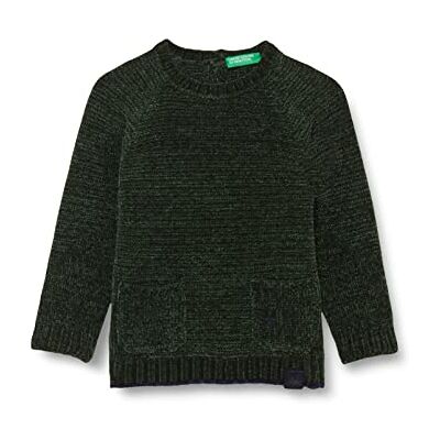 107FC1105 United Colors of Benetton Sweter dla chłopców, Verde 1n0, 3 Miesiące 107FC1105 United Colors of Benetton Sweter dla chłopców, Verde 1n0, 3 Miesiące