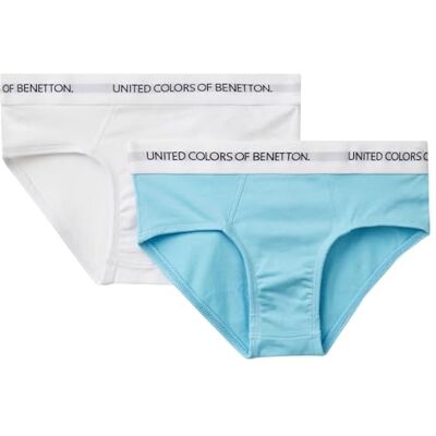 3OP80S484 United Colors of Benetton 2 sztuki, Niebieskie, 110 3OP80S484 United Colors of Benetton 2 sztuki, Niebieskie, 110