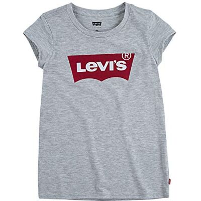 4E4234-G8Y Levi's Kids LVG SS BATWING TEE dziewczynka 10-16 lat, jasnoszary (Light Gray Heather), 14 Lata 4E4234-G8Y Levi's Kids LVG SS BATWING TEE dziewczynka 10-16 lat, jasnoszary (Light Gray Heather), 14 Lata