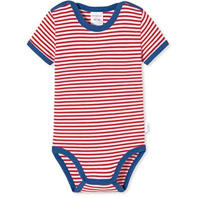 178886 Schiesser Unisex Dziecięce Body z Rękawami do Łokci, Zestaw Bielizny Dla Niemowląt i Małych Dzieci, Kolor Czerwony, Biały, Niebieski w Paski, 56, Czerwony, Biały, Niebieski, w Paski, 56 178886 Schiesser Unisex Dziecięce Body z Rękawami do Łokci, Zestaw Bielizny Dla Niemowląt i Małych Dzieci, Kolor Czerwony, Biały, Niebieski w Paski, 56, Czerwony, Biały, Niebieski, w Paski, 56