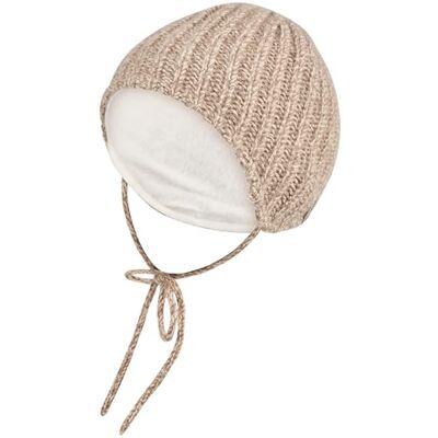 4702520 Sterntaler Czapka z dzianiny Lambswool, jasnobrązowy, 47 4702520 Sterntaler Czapka z dzianiny Lambswool, jasnobrązowy, 47