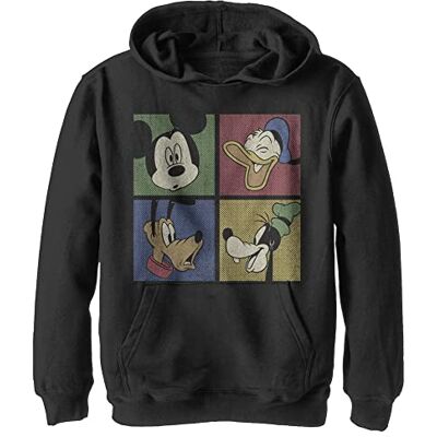 DNMC0104-40042101 Disney Bluza z kapturem dla chłopców, Czarny, S DNMC0104-40042101 Disney Bluza z kapturem dla chłopców, Czarny, S