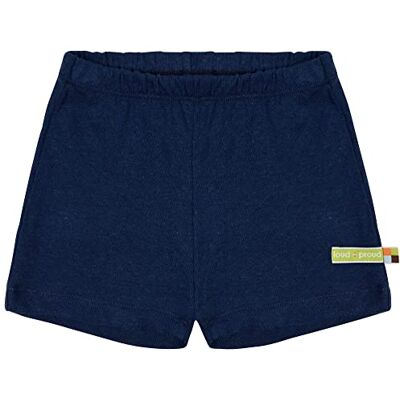 4143 loud + proud Uniseks dziecięce szorty z lnu, certyfikat GOTS, Ultramaryna, 62-68 4143 loud + proud Uniseks dziecięce szorty z lnu, certyfikat GOTS, Ultramaryna, 62-68