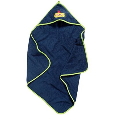 340038-11 Playshoes Chłopięcy szlafrok kąpielowy typu U, niebieski (morski), jeden rozmiar 340038-11 Playshoes Chłopięcy szlafrok kąpielowy typu U, niebieski (morski), jeden rozmiar