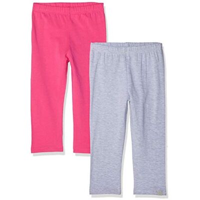 410343-999 Playshoes Legginsy dziewczęce (2 sztuki), różowy (999), 92 cm 410343-999 Playshoes Legginsy dziewczęce (2 sztuki), różowy (999), 92 cm