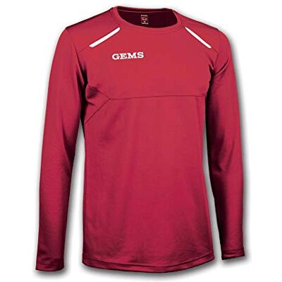 BD01 Gems Chłopcy Nord Carolina sweter z długim rękawem Maroon/biały XS BD01 Gems Chłopcy Nord Carolina sweter z długim rękawem Maroon/biały XS