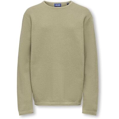 22033866-4758689 ONLY & SONS Osjpanter Reg Crew Knit Noos, chinchilla, 170-176 22033866-4758689 ONLY & SONS Osjpanter Reg Crew Knit Noos, chinchilla, 170-176