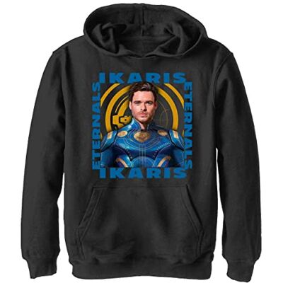 MLET0009-40042101 Marvel Boys The Eternal Ikaris Hero Box Bluza z kapturem, Czarny, S, Czarny, S, Czarny, S MLET0009-40042101 Marvel Boys The Eternal Ikaris Hero Box Bluza z kapturem, Czarny, S, Czarny, S, Czarny, S