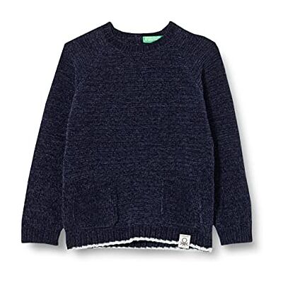 107FC1105 United Colors of Benetton Sweter dla chłopców, Blu 252, 3 Miesiące 107FC1105 United Colors of Benetton Sweter dla chłopców, Blu 252, 3 Miesiące