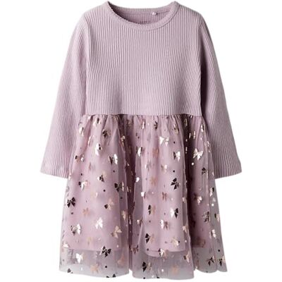 13252963-4937793 NAME IT Nmfrosally Ls Dress, Keepsake Lilac, 92 13252963-4937793 NAME IT Nmfrosally Ls Dress, Keepsake Lilac, 92