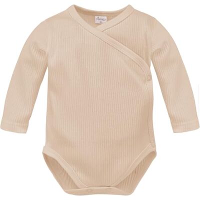 2211-01 Pinokio Bodysuit Wrapedaround Bielizna Dzieci Niemowlęta, Bejge Ribbed Lovely Day, 62 2211-01 Pinokio Bodysuit Wrapedaround Bielizna Dzieci Niemowlęta, Bejge Ribbed Lovely Day, 62