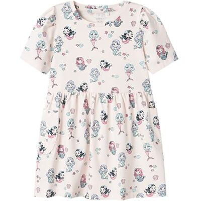 13238062-4660582 Name it mini Dziewczęca Nmffenja Ss Dress Pb, Pearl, 86 13238062-4660582 Name it mini Dziewczęca Nmffenja Ss Dress Pb, Pearl, 86