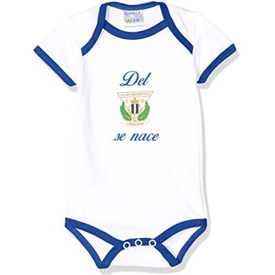 19BOD01-09 CD Leganés Bodleg Body, Dzieci, Wielobarwny (Biały/Niebieski), 09 19BOD01-09 CD Leganés Bodleg Body, Dzieci, Wielobarwny (Biały/Niebieski), 09