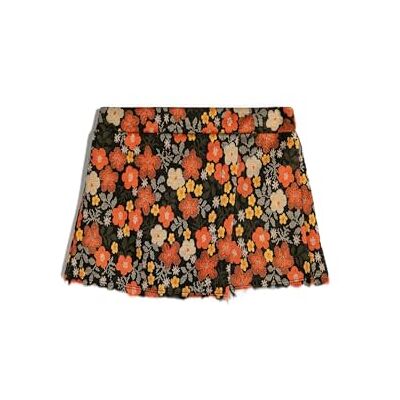 4WKG40022AK Koton Girls's Floral Printed Skort Envelop Elastic Waistband Shorts, Brązowy wzór (5d0), 5-6 Lat 4WKG40022AK Koton Girls's Floral Printed Skort Envelop Elastic Waistband Shorts, Brązowy wzór (5d0), 5-6 Lat