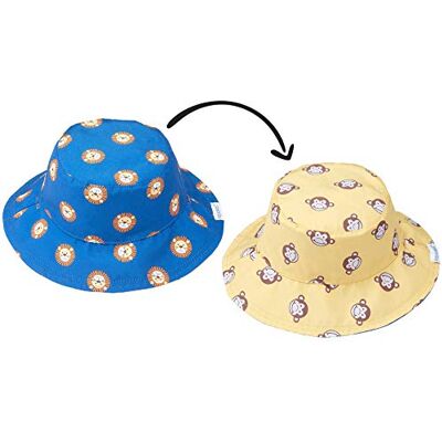 FlapJackKids FJ-LUV0904XS dziecięca dwustronna letnia czapka Leone/Monkey FlapJackKids FJ-LUV0904XS dziecięca dwustronna letnia czapka Leone/Monkey