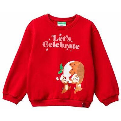 3J73G10L0 United Colors of Benetton Dziewczynki i chłopcy Maglia G/C M/L bluza z kapturem, czerwona, 18 miesięcy 3J73G10L0 United Colors of Benetton Dziewczynki i chłopcy Maglia G/C M/L bluza z kapturem, czerwona, 18 miesięcy