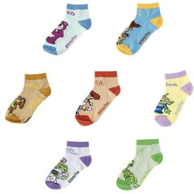 2900003335_T2326-C81 Zestaw skarpet Toy Story do noszenia na co dzień i uprawiania sportu – zestaw miękkich i oddychających skarpet do kostek do sneakersów i butów na co dzień, Biały, 23-26 EU 2900003335_T2326-C81 Zestaw skarpet Toy Story do noszenia na co dzień i uprawiania sportu – zestaw miękkich i oddychających skarpet do kostek do sneakersów i butów na co dzień, Biały, 23-26 EU