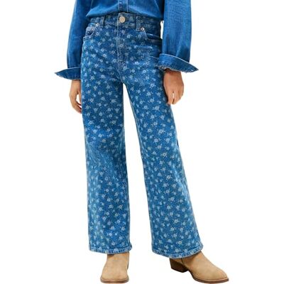 KG0KG089601AB8 Tommy Hilfiger Dziewczęce dżinsy Mabel z szerokimi nogawkami AOP KG0KG08960 Luźne, Denim (Denim Light Flower AOP), 8 lat, Denim (Denim Light Flower Aop), 8 lat KG0KG089601AB8 Tommy Hilfiger Dziewczęce dżinsy Mabel z szerokimi nogawkami AOP KG0KG08960 Luźne, Denim (Denim Light Flower AOP), 8 lat, Denim (Denim Light Flower Aop), 8 lat