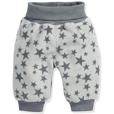 800962-33 Playshoes Dziecięce spodnie polarowe, uniseks, Szare Gwiazdy, 62 800962-33 Playshoes Dziecięce spodnie polarowe, uniseks, Szare Gwiazdy, 62
