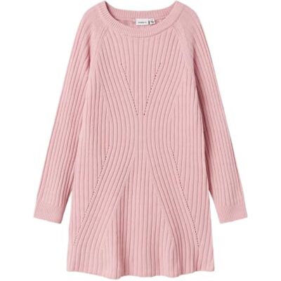 13244626-4785226 NAME IT Dziewczęca Nkfrikine Ls Knit Dress Pb, Cradle Pink, 128 13244626-4785226 NAME IT Dziewczęca Nkfrikine Ls Knit Dress Pb, Cradle Pink, 128