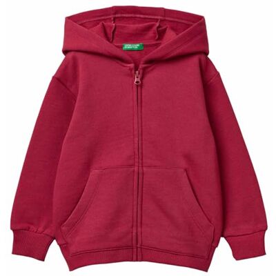 3J73G5046 United Colors of Benetton Giacca C/CAPP M/L Kardigan, czerwony, 18 miesięcy dzieci i nastolatki 3J73G5046 United Colors of Benetton Giacca C/CAPP M/L Kardigan, czerwony, 18 miesięcy dzieci i nastolatki
