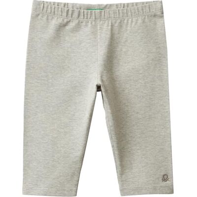 3MT1GF01M United Colors of Benetton Legginsy rzeźbione dla dziewczynki, Grigio Melange Medio 501, 82 3MT1GF01M United Colors of Benetton Legginsy rzeźbione dla dziewczynki, Grigio Melange Medio 501, 82