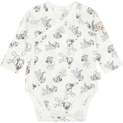 L002411331 Steiff Chłopięce body do przewijania z długim rękawem, Cloud Dancer, Cloud Dancer, 50 L002411331 Steiff Chłopięce body do przewijania z długim rękawem, Cloud Dancer, Cloud Dancer, 50