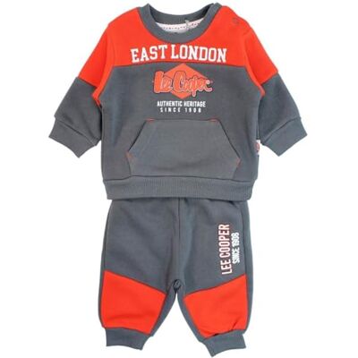 GLC10112 JB S2-18M Lee Cooper Dziecięcy jogger, wygodne i stylowe ubranie, praktyczne wzornictwo dla dzieci, szary, 18 miesięcy, szary, 18 miesięcy GLC10112 JB S2-18M Lee Cooper Dziecięcy jogger, wygodne i stylowe ubranie, praktyczne wzornictwo dla dzieci, szary, 18 miesięcy, szary, 18 miesięcy