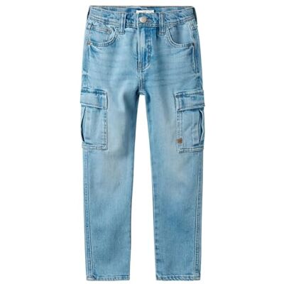 13237339-4639230 Name it kids Nkmsilas Tap Cargo dżinsy chłopięce 6650-Az Noos, jasnoniebieski (light blue denim), 134 13237339-4639230 Name it kids Nkmsilas Tap Cargo dżinsy chłopięce 6650-Az Noos, jasnoniebieski (light blue denim), 134