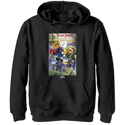 MFDS0031-40042101 Marvel Chłopcy Doctor Strange-Modern Comic Cover Hoodie, czarny, S MFDS0031-40042101 Marvel Chłopcy Doctor Strange-Modern Comic Cover Hoodie, czarny, S