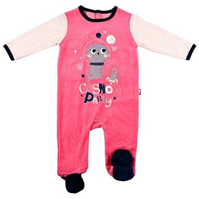 Petit Béguin Piżama Baby aksamitny róż Cosmo Party – rozmiar – 36 miesięcy (98 cm) Petit Béguin Piżama Baby aksamitny róż Cosmo Party – rozmiar – 36 miesięcy (98 cm)