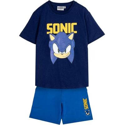 2900002788 CERDÁ LIFE'S LITTLE MOMENTS Wygodna i przyjemna – piżama Sonic idealna do wypoczynku i zabawy (2 sztuki) unisex dla dzieci, Niebieski, 8 lat 2900002788 CERDÁ LIFE'S LITTLE MOMENTS Wygodna i przyjemna – piżama Sonic idealna do wypoczynku i zabawy (2 sztuki) unisex dla dzieci, Niebieski, 8 lat