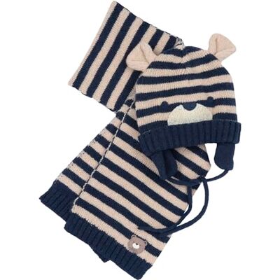 09100793000000 Chicco Unisex-Bimbi Zimowy kapelusz i szalik, Niebieska, 3 mesi 09100793000000 Chicco Unisex-Bimbi Zimowy kapelusz i szalik, Niebieska, 3 mesi
