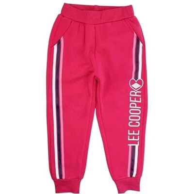 LC11351 PANT S1 Spodnie dresowe Lee Cooper chłopięce, Różowy, 12 lat LC11351 PANT S1 Spodnie dresowe Lee Cooper chłopięce, Różowy, 12 lat