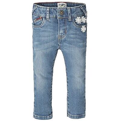ET57127398-713 Tommy Hilfiger Dżinsy dziewczęce SOPHIE MINI SKINNY DAISY BLW, Niebieski (Bellamy Light Wash 713), 86 cm ET57127398-713 Tommy Hilfiger Dżinsy dziewczęce SOPHIE MINI SKINNY DAISY BLW, Niebieski (Bellamy Light Wash 713), 86 cm