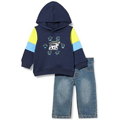 6EF728 Levi's Lvb Ursa Major Hoodie Denim Jeśli Dziecko, Marynarki Wojennej, 12 miesięcy 6EF728 Levi's Lvb Ursa Major Hoodie Denim Jeśli Dziecko, Marynarki Wojennej, 12 miesięcy