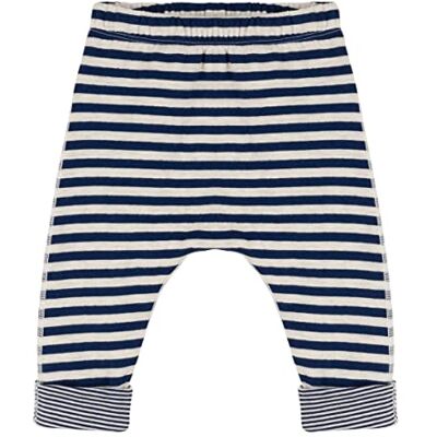 A05PI05030 Petit Bateau Chłopięce spodnie dziecięce w paski, Medieval/Montelimar, 18 miesi?cy A05PI05030 Petit Bateau Chłopięce spodnie dziecięce w paski, Medieval/Montelimar, 18 miesi?cy