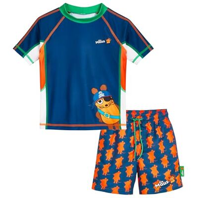 461417 Playshoes Dwuczęściowy zestaw kąpielowy z ochroną UV, Szorty myszki, 86-92 461417 Playshoes Dwuczęściowy zestaw kąpielowy z ochroną UV, Szorty myszki, 86-92