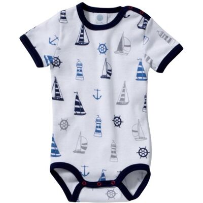 321331 Sanetta Baby body chłopięce, nadruk na całej powierzchni 321331 Sanetta Baby body chłopięce, nadruk na całej powierzchni