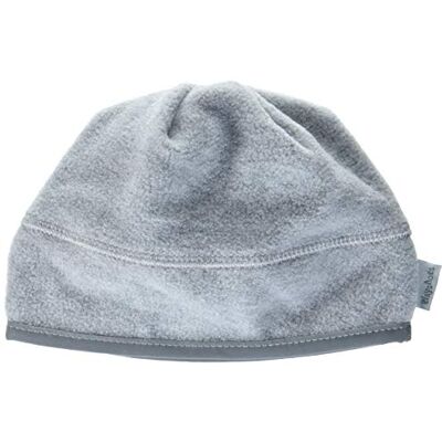 422090 Playshoes Unisex dziecięca czapka polarowa czapka zimowa, szary/melanż nadaje się do kasków, 53 422090 Playshoes Unisex dziecięca czapka polarowa czapka zimowa, szary/melanż nadaje się do kasków, 53