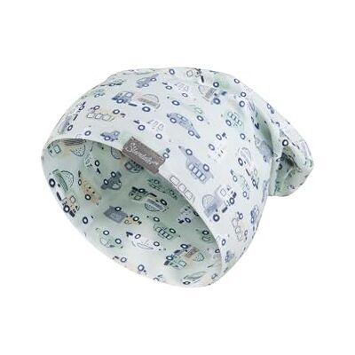 1602560 Sterntaler Chłopięca przędza płomieniowa Jersey z nadrukiem z motywem czapki beanie, zielony lodowy, 39 1602560 Sterntaler Chłopięca przędza płomieniowa Jersey z nadrukiem z motywem czapki beanie, zielony lodowy, 39